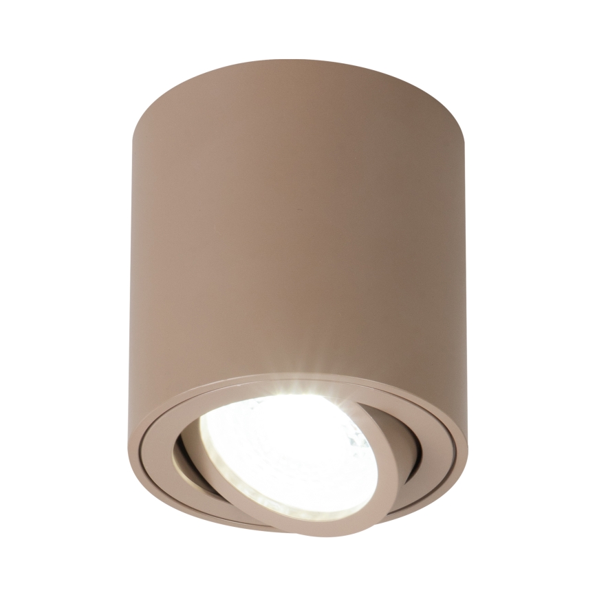 Brilagi - димируемо LED RGBW точково осветително тяло MIA 1xGU10/4,8W/230V 3000K 84x80 mm бежово + дистанционно управление