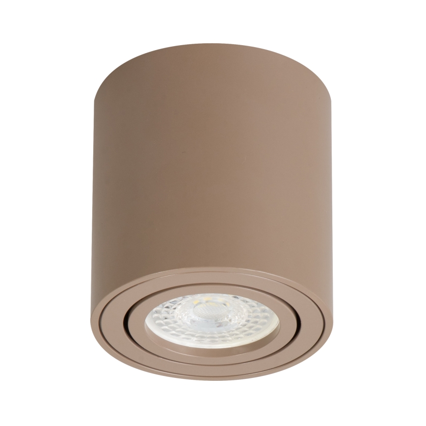 Brilagi - димируемо LED RGBW точково осветително тяло MIA 1xGU10/4,8W/230V 3000K 84x80 mm бежово + дистанционно управление