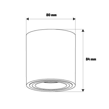 Brilagi - димируемо LED RGBW точково осветително тяло MIA 1xGU10/4,8W/230V 3000K 84x80 mm бежово + дистанционно управление