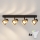 Brilagi - LED RGBW димируемо точково осветително тяло NUGGET 4xGU10/4,8W/230V 3000K черно/златно + дистанционно управление
