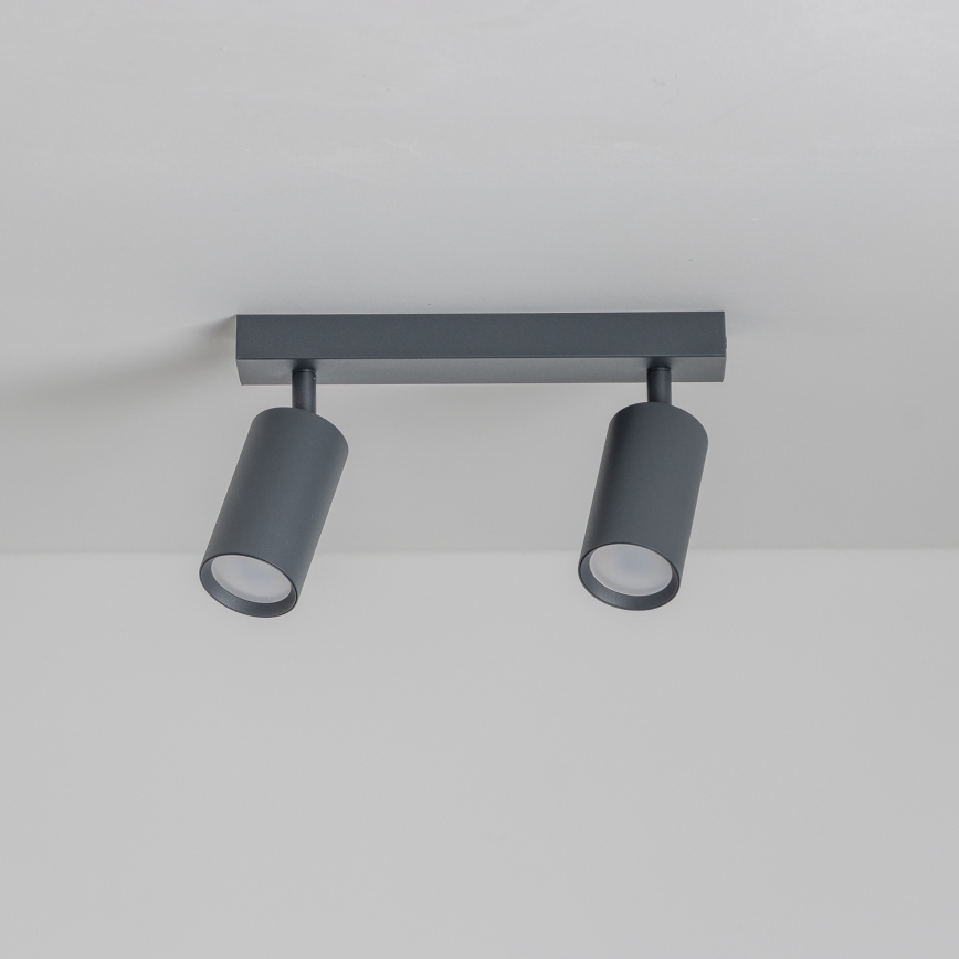 Brilagi - LED RGBW димируемо точково осветително тяло SELE 2xGU10/4,8W/230V 3000K антрацит + дистанционно управление