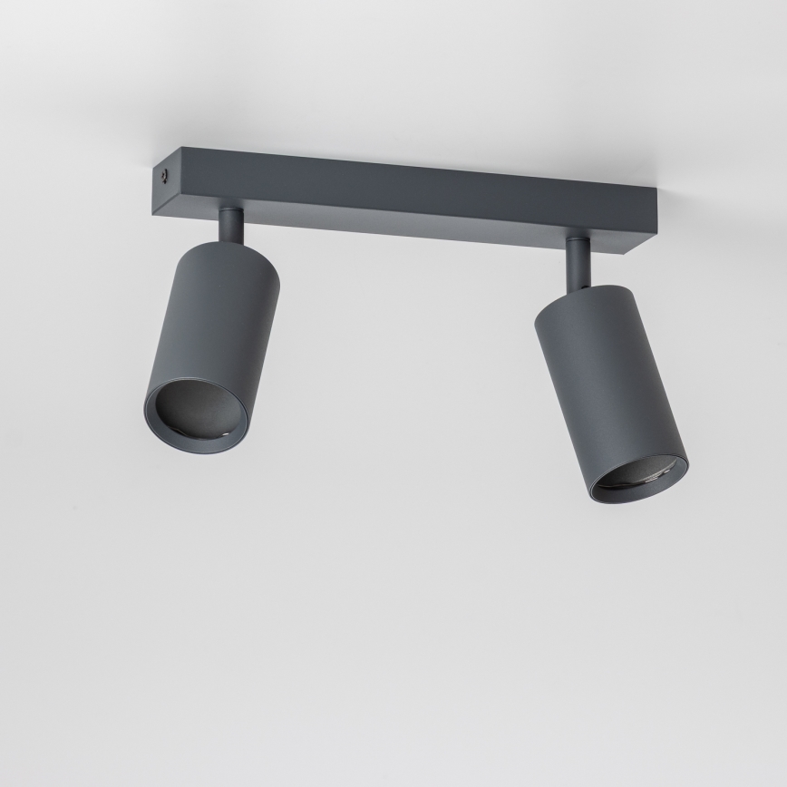 Brilagi - LED RGBW димируемо точково осветително тяло SELE 2xGU10/4,8W/230V 3000K антрацит + дистанционно управление