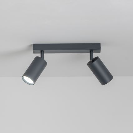 Brilagi - LED RGBW димируемо точково осветително тяло SELE 2xGU10/4,8W/230V 3000K антрацит + дистанционно управление