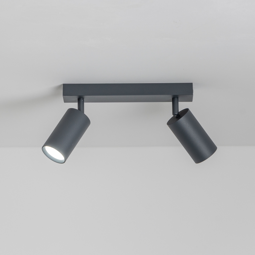 Brilagi - LED RGBW димируемо точково осветително тяло SELE 2xGU10/4,8W/230V 3000K антрацит + дистанционно управление