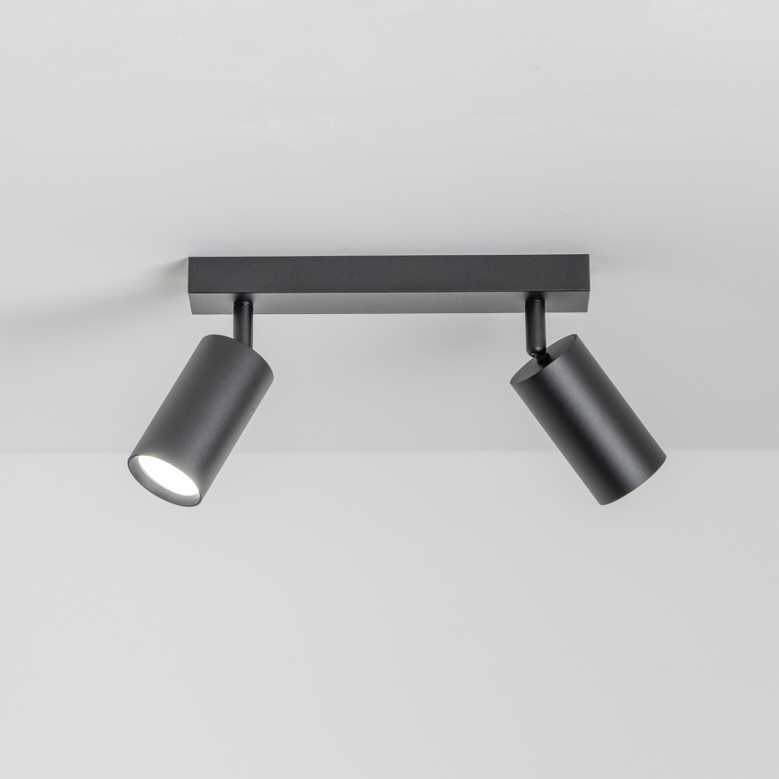 Brilagi - LED RGBW димируемо точково осветително тяло SELE 2xGU10/4,8W/230V 3000K черно + дистанционно управление