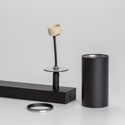 Brilagi - LED RGBW димируемо точково осветително тяло SELE 2xGU10/4,8W/230V 3000K черно + дистанционно управление