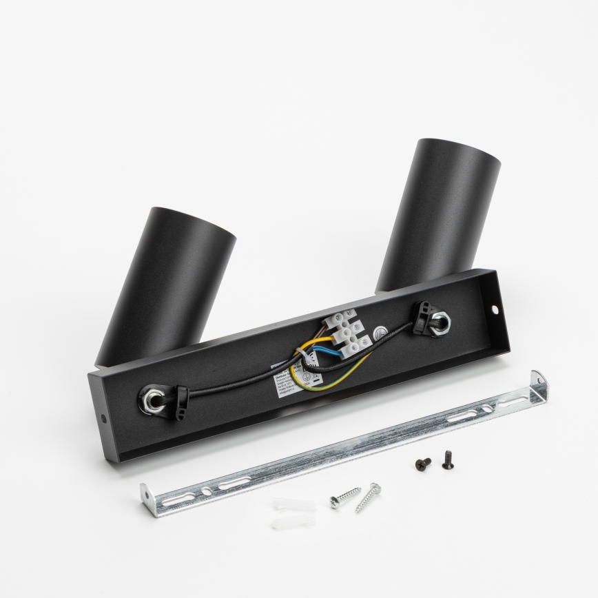 Brilagi - LED RGBW димируемо точково осветително тяло SELE 2xGU10/6W/230V 3000K черно/златисто + дистанционно управление