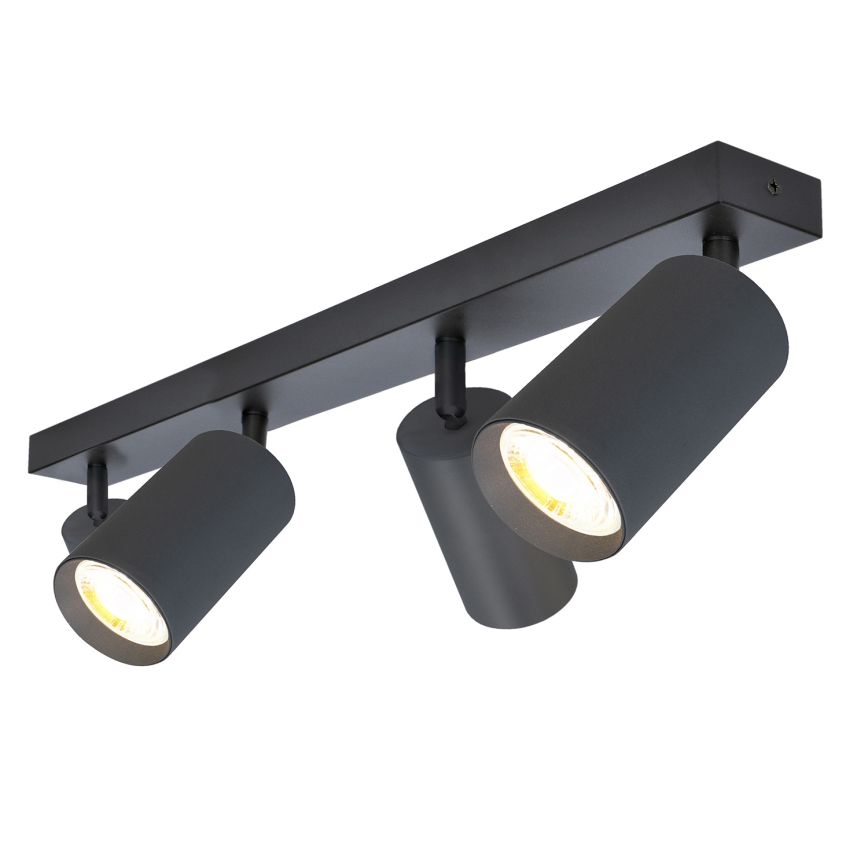 Brilagi - LED RGBW димируемо точково осветително тяло SELE 4xGU10/4,8W/230V 3000K антрацит + дистанционно управление