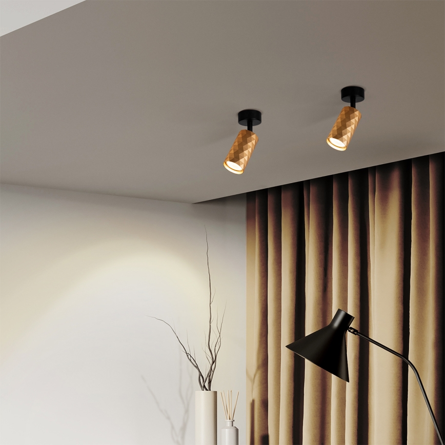 Brilagi - LED RGBW димируемо точково осветително тяло SELE DIAMANT 1xGU10/4,8W/230V златно + дистанционно управление