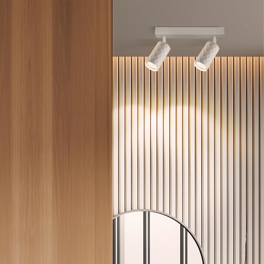 Brilagi - LED RGBW димируемо точково осветително тяло SELE DIAMANT 2xGU10/4,8W/230V 3000K бяло + дистанционно управление