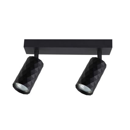 Brilagi - LED RGBW димируемо точково осветително тяло SELE DIAMANT 2xGU10/4,8W/230V 3000K черно + дистанционно управление