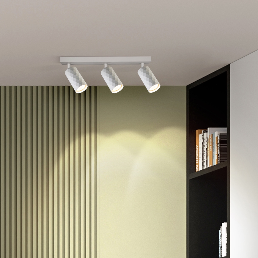 Brilagi - LED RGBW димируемо точково осветително тяло SELE DIAMANT 3xGU10/6W/230V 3000K Wi-Fi бяло