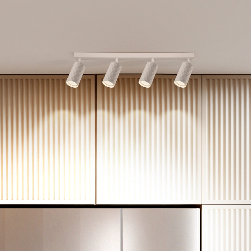 Brilagi - LED RGBW димируемо точково осветително тяло SELE DIAMANT 4xGU10/6,5W/230V 2700-6500K Wi-Fi бяло