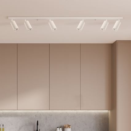 Brilagi - LED RGBW димируемо точково осветително тяло SELE DIAMANT 6xGU10/6,5W/230V 2700-6500K Wi-Fi бяло