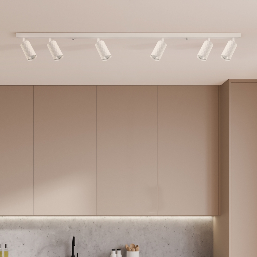 Brilagi - LED RGBW димируемо точково осветително тяло SELE DIAMANT 6xGU10/6,5W/230V 2700-6500K Wi-Fi бяло