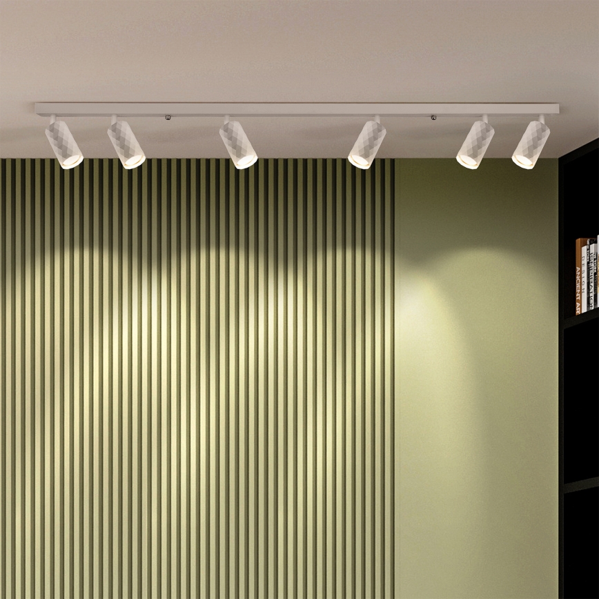 Brilagi - LED RGBW димируемо точково осветително тяло SELE DIAMANT 6xGU10/6,5W/230V 2700-6500K Wi-Fi бяло