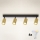 Brilagi - LED RGBW димируемо точково осветително тяло SELE GOLDEN 4xGU10/4,8W/230V 3000K черно/златно + дистанционно управление