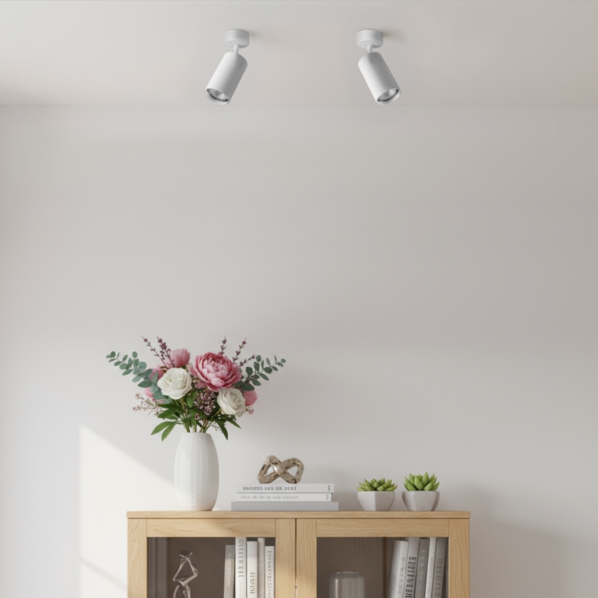 Brilagi - LED RGBW димируемо точково осветително тяло SELE MODERN 1xGU10/4,8W/230V 3000K бяло + дистанционно управление