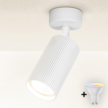 Brilagi - LED RGBW димируемо точково осветително тяло SELE MODERN 1xGU10/6,5W/230V 2700-6500K Wi-Fi бяло
