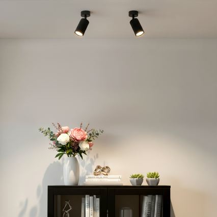 Brilagi - Димируемо LED RGBW точково осветително тяло SELE MODERN 1xGU10/6,5W/230V 2700-6500K Wi-Fi черно