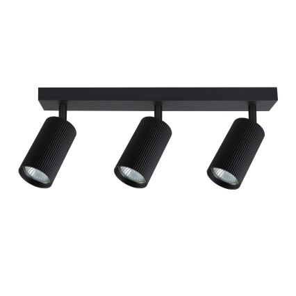 Brilagi - LED RGBW димируемо точково осветително тяло SELE MODERN 3xGU10/4,8W/230V 3000K черно + дистанционно управление