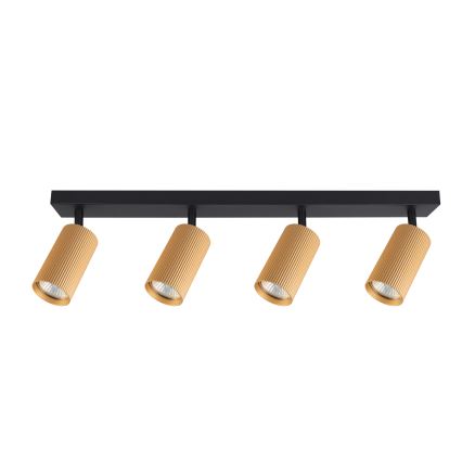 Brilagi - LED RGBW димируемо точково осветително тяло SELE MODERN 4xGU10/4,8W/230V 3000K златисто + дистанционно управление