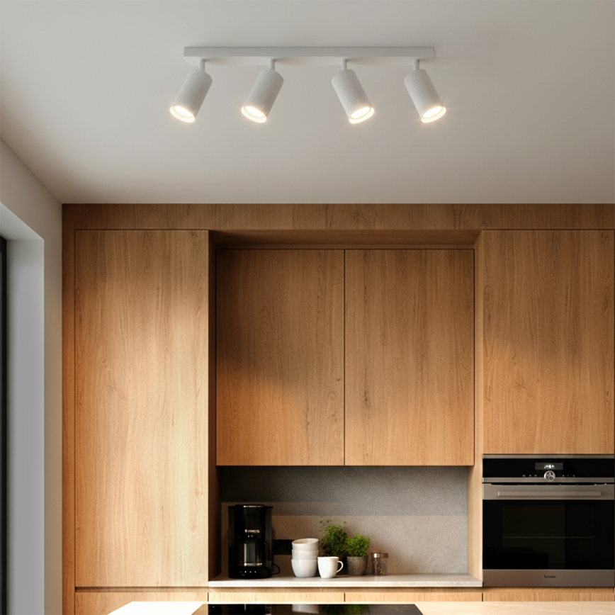 Brilagi - LED RGBW димируемо точково осветително тяло SELE MODERN 4xGU10/6,5W/230V 2700-6500K Wi-Fi бяло