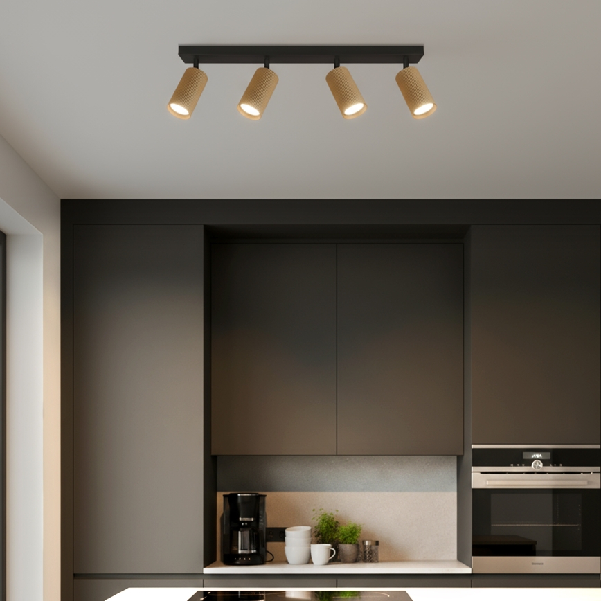 Brilagi - LED RGBW димируемо точково осветително тяло SELE MODERN 4xGU10/6,5W/230V 2700-6500K Wi-Fi златисто