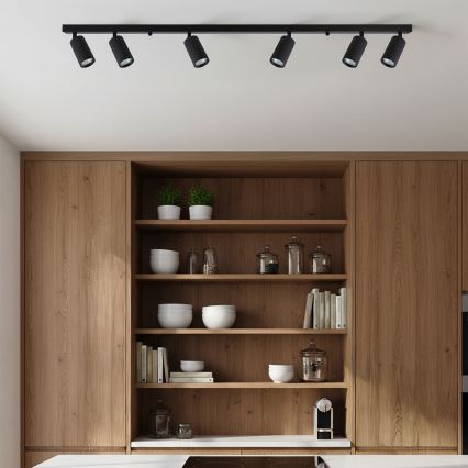 Brilagi - LED RGBW димируемо точково осветително тяло SELE MODERN 6xGU10/6,5W/230V 2700-6500K Wi-Fi черно