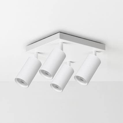 Brilagi - LED RGBW димируемо точково осветително тяло SELE SQUARE 4xGU10/6,5W/230V 2700-6500K бяло