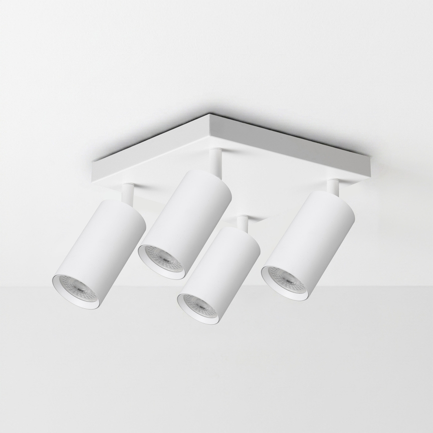 Brilagi - LED RGBW димируемо точково осветително тяло SELE SQUARE 4xGU10/6,5W/230V 2700-6500K бяло