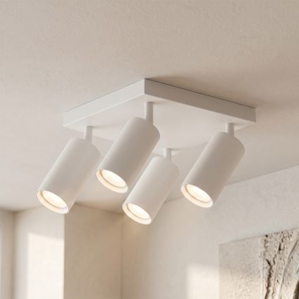 Brilagi - LED RGBW димируемо точково осветително тяло SELE SQUARE 4xGU10/6,5W/230V 2700-6500K бяло