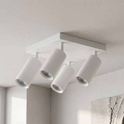 Brilagi - LED RGBW димируемо точково осветително тяло SELE SQUARE 4xGU10/6,5W/230V 2700-6500K бяло