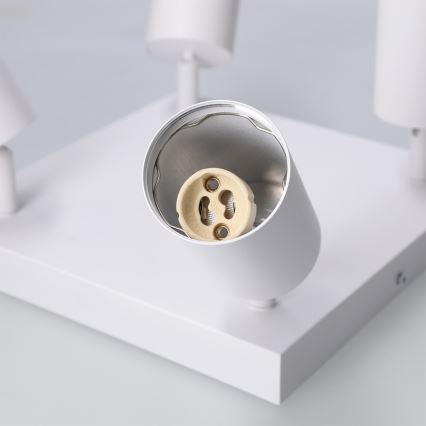 Brilagi - LED RGBW димируемо точково осветително тяло SELE SQUARE 4xGU10/6,5W/230V 2700-6500K бяло