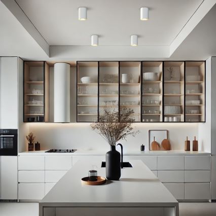 Brilagi - LED RGBW димируемо точково осветително тяло TRINE 1xGU10/30W/230V 2700-6500K Wi-Fi бяло/златно