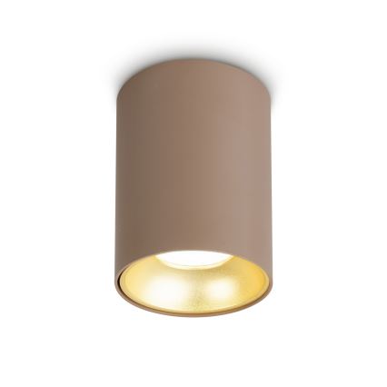 Brilagi - LED RGBW димируемо точково осветително тяло TRINE 1xGU10/4,8W/230V 3000K бежово/златно + дистанционно управление