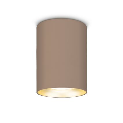 Brilagi - LED RGBW димируемо точково осветително тяло TRINE 1xGU10/4,8W/230V 3000K бежово/златно + дистанционно управление