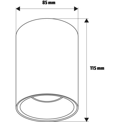 Brilagi - LED RGBW димируемо точково осветително тяло TRINE 1xGU10/4,8W/230V 3000K бежово/златно + дистанционно управление
