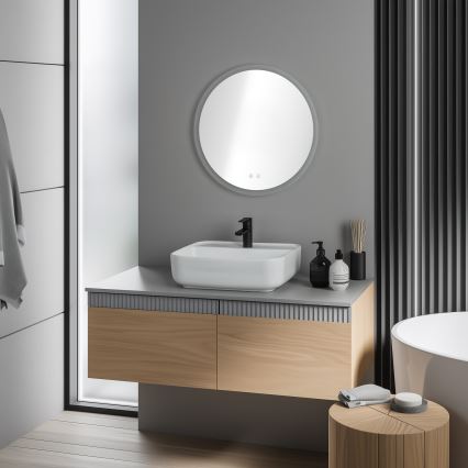 Brilagi - LED RGBW огледало за баня с подгряване CLARA PRO LED/19W/230V Ø 60 см IP44 CRI 90 димируемо + CCT + дистанционно управление