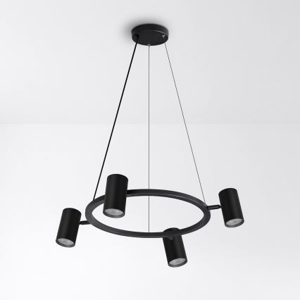 Brilagi - LED RGBW димируем полилей на кабел SELE 4xGU10/6,5W/230V 2700-6500K черен