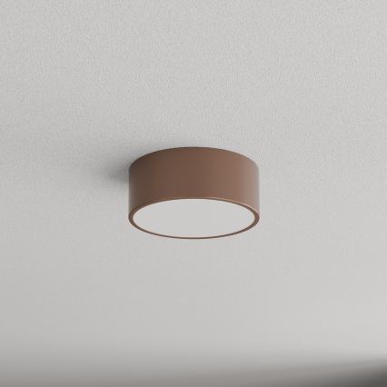 BRILAGI - LED RGBW димируем таванен плафон CLARE 1xE27/12W/230V Ø 20 см кафяв