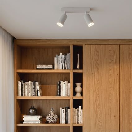 Brilagi - LED RGBW димируемо точково осветително тяло SELE MODERN 2xGU10/4,8W/230V 3000K бяло + дистанционно управление
