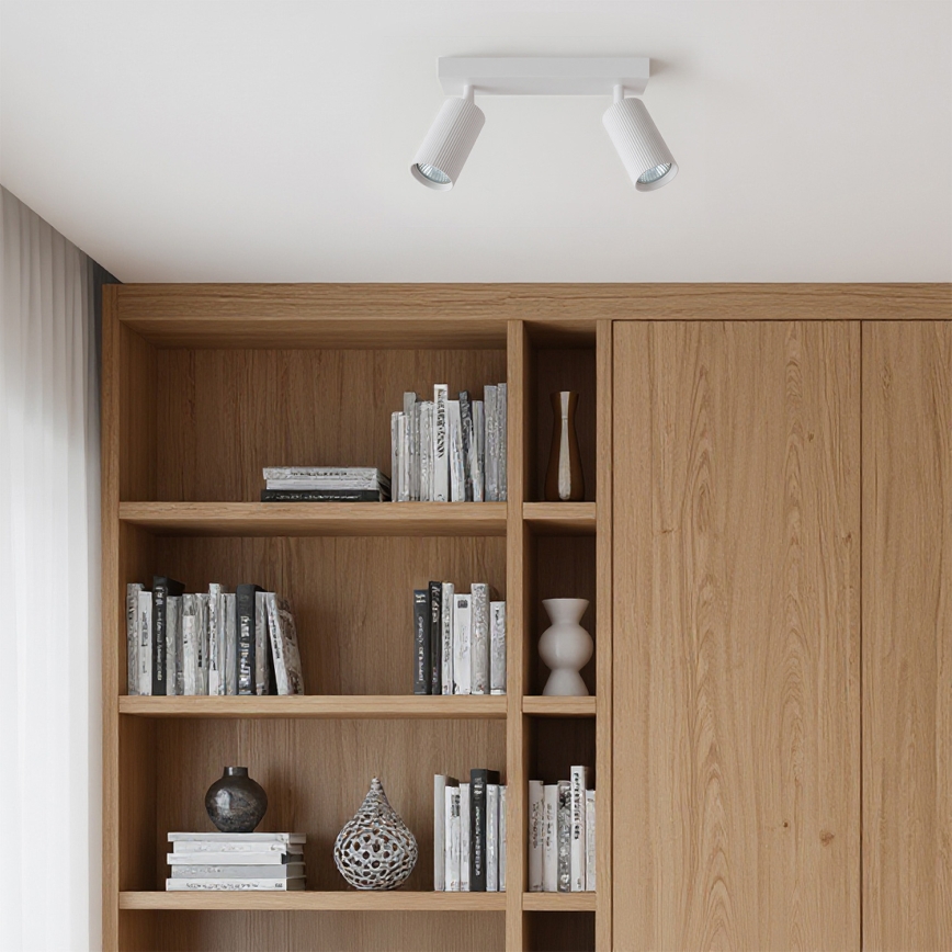 Brilagi - LED RGBW димируемо точково осветително тяло SELE MODERN 2xGU10/4,8W/230V 3000K бяло + дистанционно управление