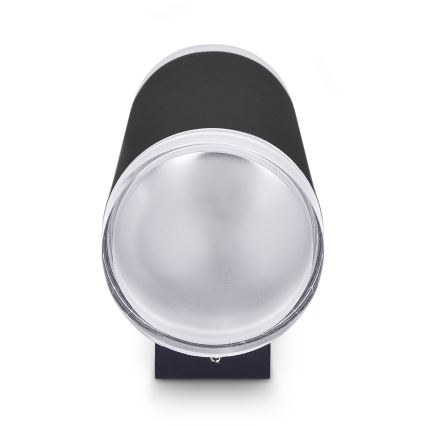 Brilagi - LED RGBW димируемо външно стенно осветително тяло MATERA 2xGU10/4,8W/230V 3000K IP54 черно + дистанционно управление