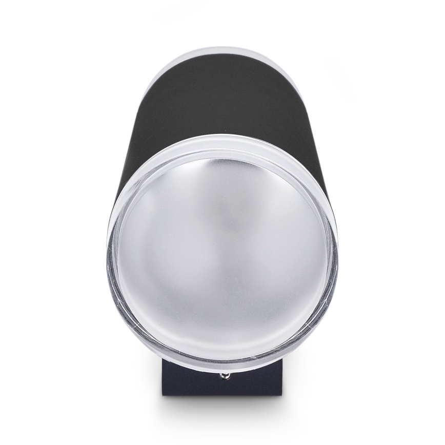 Brilagi - LED RGBW димируемо външно стенно осветително тяло MATERA 2xGU10/4,8W/230V 3000K IP54 черно + дистанционно управление