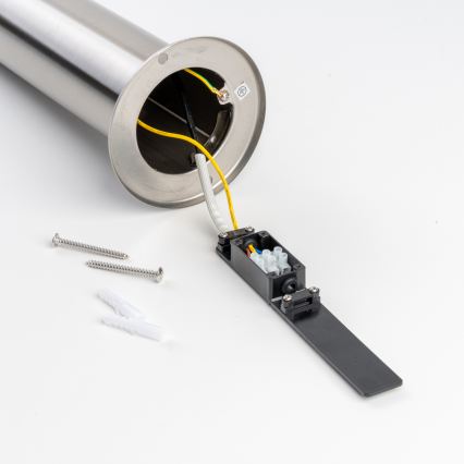 BRILAGI - LED RGBW димируема външна лампа ELIA 1xE27/6,5W/230V 2700-6500K IP44 Wi-Fi 100 см матов хром