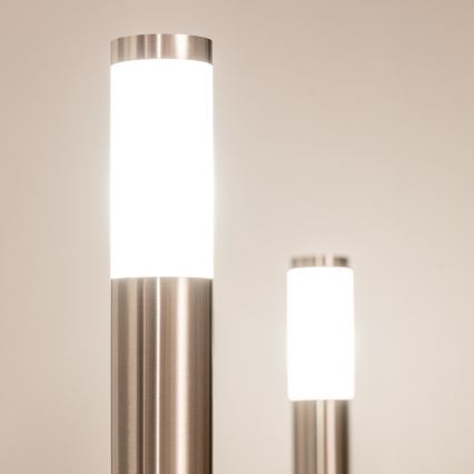 BRILAGI - LED RGBW димируема външна лампа ELIA 1xE27/6,5W/230V 2700-6500K IP44 Wi-Fi 50 cm матов хром