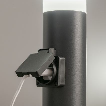 BRILAGI - LED RGBW димируема външна лампа с контакт ELIA 1xE27/6,5W/230V 2700-6500K IP44 Wi-Fi 50 cm антрацит
