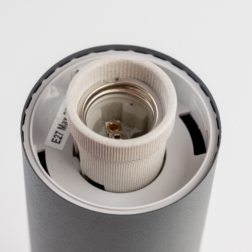 BRILAGI - LED RGBW димируема външна лампа с контакт ELIA 1xE27/6,5W/230V 2700-6500K IP44 Wi-Fi 50 cm антрацит