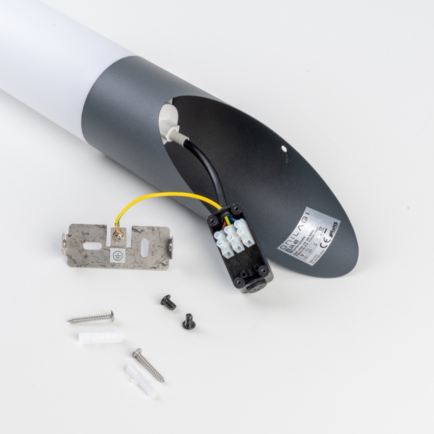 BRILAGI - LED RGBW димируема външна настенна лампа ELIA 1xE27/6,5W/230V 2700-6500K IP44 Wi-Fi антрацит